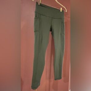 90 Degree By Reflex Olive Green Leggings